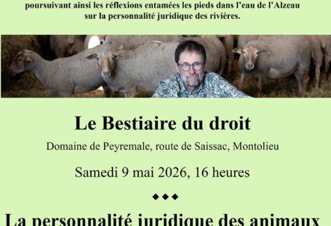 bestiaire du droit, personnalité juridique de l'animal